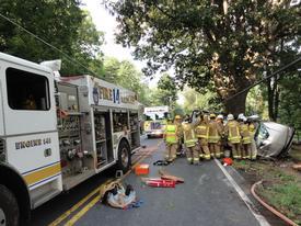 August 2011 - Motor Vehicle Crash with Entrapment - 6000 block of Old Washington Road
