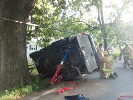 August 2011 - Motor Vehicle Crash with Entrapment - 6000 block of Old Washington Road