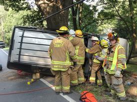 August 2011 - Motor Vehicle Crash with Entrapment - 6000 block of Old Washington Road