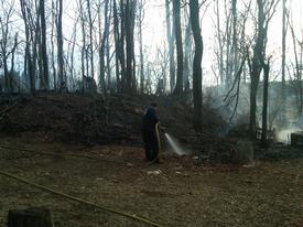 January 2011 - Woods Fire - 2300 block of West Liberty Road