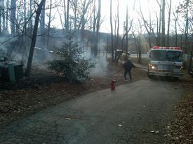 January 2011 - Woods Fire - 2300 block of West Liberty Road