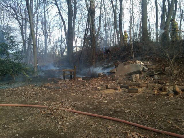 January 2011 - Woods Fire - 2300 block of West Liberty Road