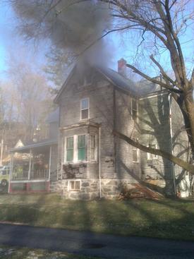March 2011 - House Fire - 7400 block of Spout Hill Road (Sykesville)