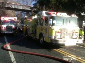 March 2011 - House Fire - 7400 block of Spout Hill Road (Sykesville)
