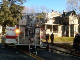 March 2011 - House Fire - 7400 block of Spout Hill Road (Sykesville)