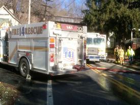 March 2011 - House Fire - 7400 block of Spout Hill Road (Sykesville)