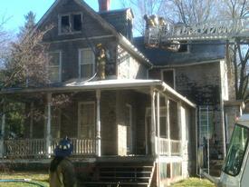 March 2011 - House Fire - 7400 block of Spout Hill Road (Sykesville)