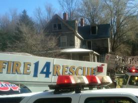 March 2011 - House Fire - 7400 block of Spout Hill Road (Sykesville)