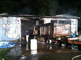 September 2011 - Garage Fire - 3300 block of Marston Road