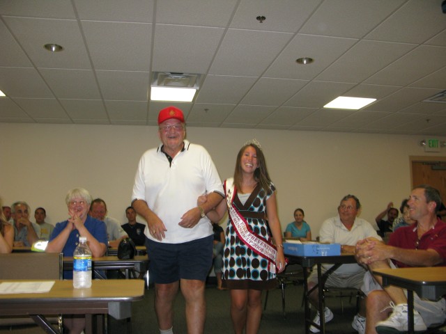 Members Dick Baker and Stacie Jaret are recognized by the department.  Dick is  Winfield's first inductee into the MSFA's Hall of Fame.  Stacie was the MSFA Fire Prevention 1st Runner Up.