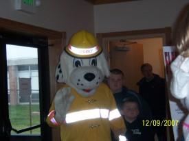 Sparky - 2007 Fire Prevention Open House - December 2007