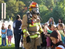 Fire Prevention Week Visit - Linton Springs Elementary School - October 2008