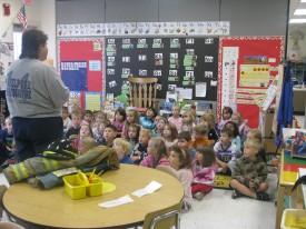 Fire Prevention Week Visit - Winfield Elementary School - October 2008
