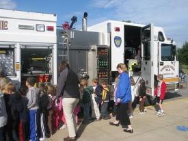 Fire Prevention Week Visit - Winfield Elementary School - October 2008
